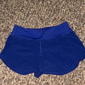 Women's Blue Athletic Shorts Size 6 4CM